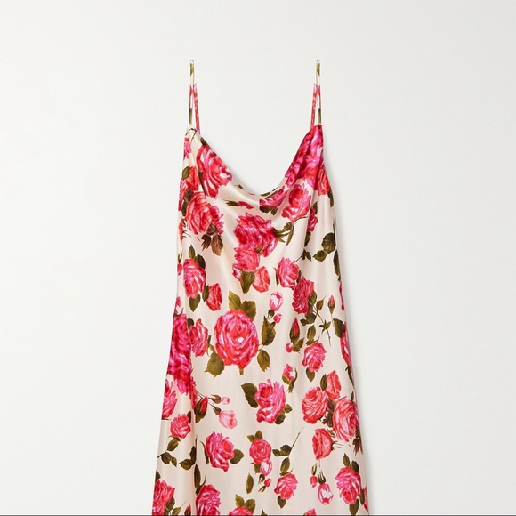 COPY - L'AGENCE Rose Slip 100% Silk Size 6 - Picture 3 of 4